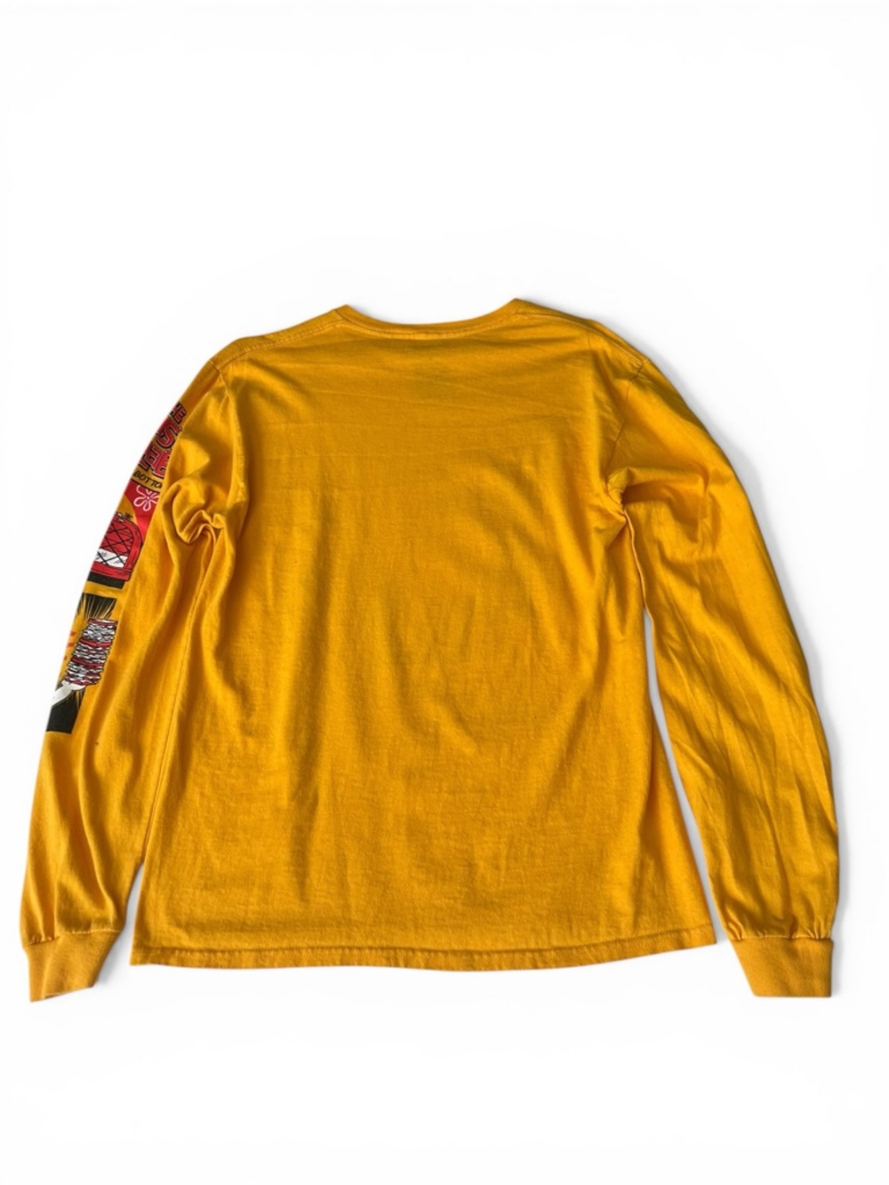 Nickelodeon Men’s SpongeBob Yellow Graphic Long Sleeve Tee - M - Picture 2 of 7